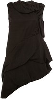 Thumbnail for your product : Rick Owens Asymmetric Draped Mini Dress