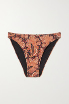 Thumbnail for your product : Faithfull The Brand Net Sustain Palmero Paisley-print Bikini Briefs