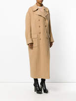 Thumbnail for your product : R 13 double breasted long coat