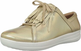 fitflop gold sneakers