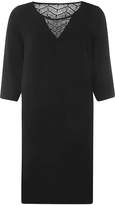 Thumbnail for your product : Vila **Vila Black 3/4 Sleeve Lace Shift Dress