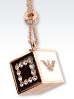 Thumbnail for your product : Emporio Armani Gold-Plated Necklace With Swarovski