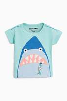 Thumbnail for your product : Next Boys Mint/Pink Shark T-Shirt Three Pack (3mths-6yrs)