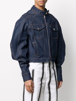 Thumbnail for your product : Eckhaus Latta Puff Sleeve Denim Jacket