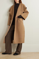 Thumbnail for your product : Totême + Net Sustain Signature Wool-blend Coat - Brown