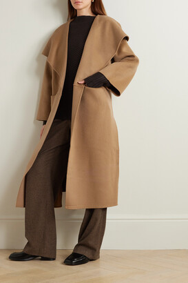 Totême + Net Sustain Signature Wool-blend Coat - Brown