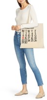 Thumbnail for your product : Saks Fifth Avenue Five-Day Calendar Canvas Tote Bag