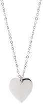 Thumbnail for your product : Mocola Heart Charm Necklace In Sterling Silver