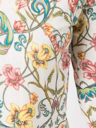 Roberto Cavalli floral patterned cardigan