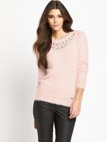 Thumbnail for your product : Lipsy Michelle Keegan Eyelash Embellished Jumper