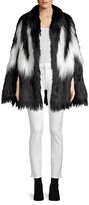 Thumbnail for your product : House of Fluff Convertible Cape Faux Fur Jacket