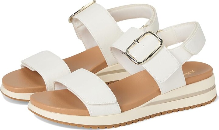 Anne Klein Evanti Women's Wedge Shoes White : 9 M, Rubber