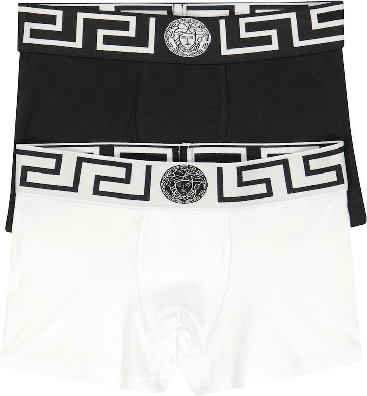Versace Children Medusa cotton jersey boxers set of 2