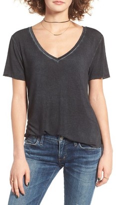 BP Women's Washed V-Neck Tee