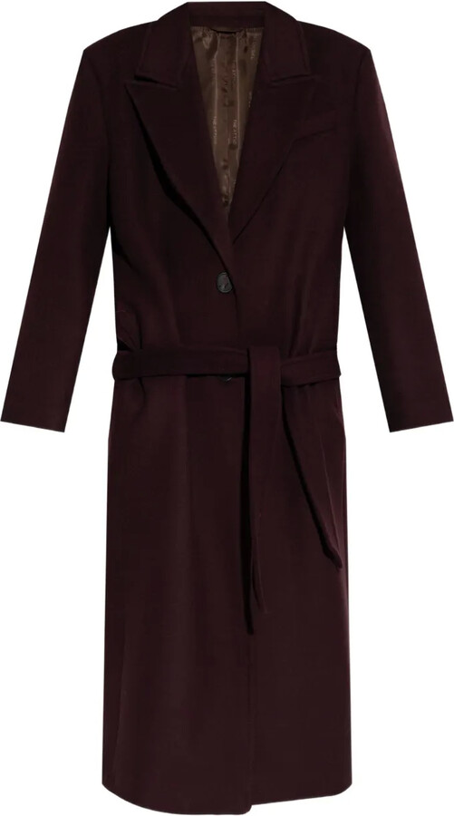 ATTICO Belted Wool Coat