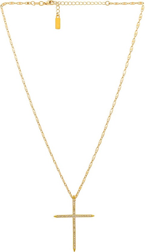 Natalie B Kinna Cross Necklace