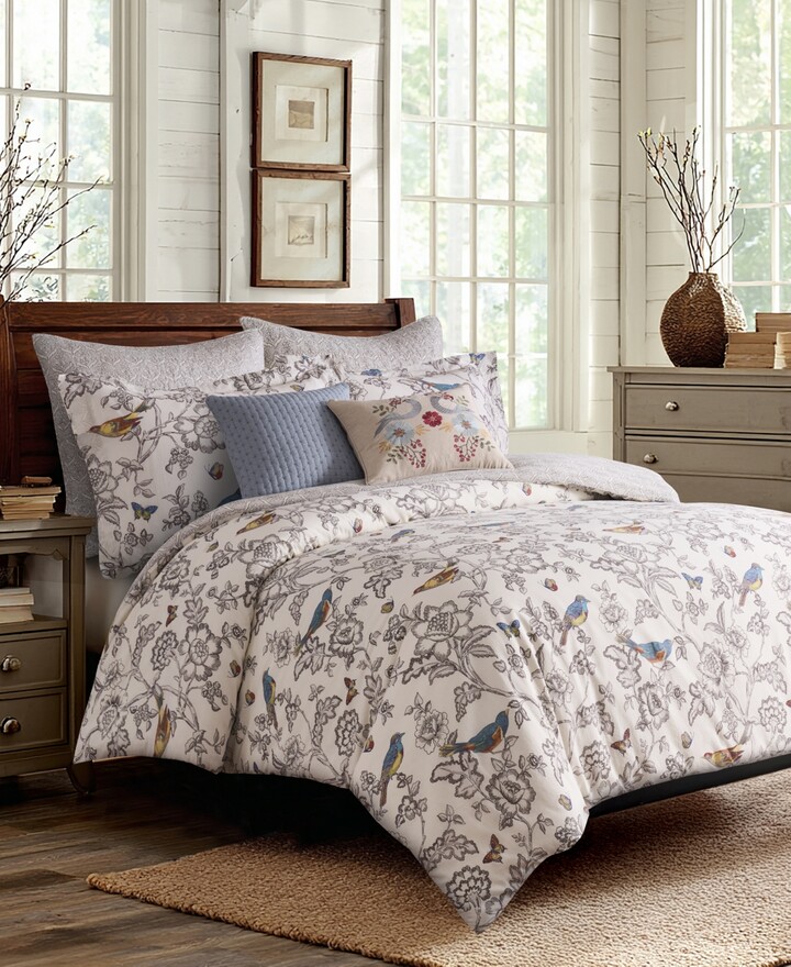 Levtex Home Mockingbird Reversible 2-Pc. Duvet Cover Set, Twin