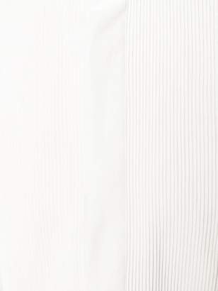 Saint Laurent semi-sheer ribbed plastron shirt