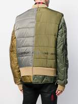 Thumbnail for your product : Diesel W-Koslov panelled padded jacket