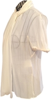 Thumbnail for your product : Christian Dior White Silk Top