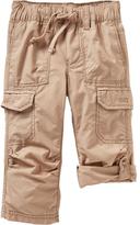 Thumbnail for your product : Old Navy Pull-On Poplin Cargo Pants for Baby