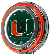Thumbnail for your product : NCAA Chrome Double Rung Neon Clock - Reflection
