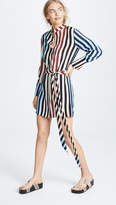 Thumbnail for your product : Diane von Furstenberg Striped Shirt Dress