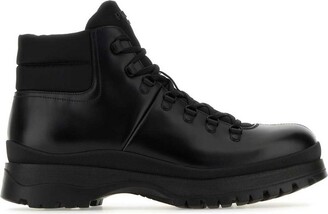 $1499 Prada Men's Black Tronchetti Studded Chelsea Boot Shoes