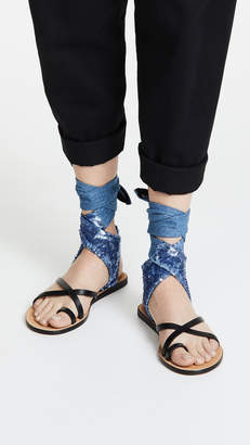 IRO Talita Sequin Wrap Sandals