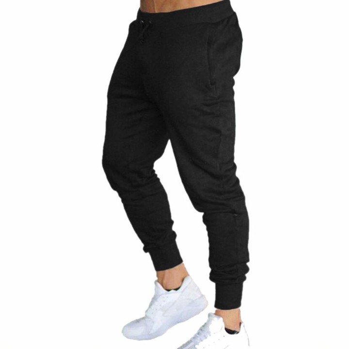 Mens Regular Fit Sweatpants Fleece Joggers Sport Drawstring Tracksuit Bottom Clothing Mens Clothing Trousers 