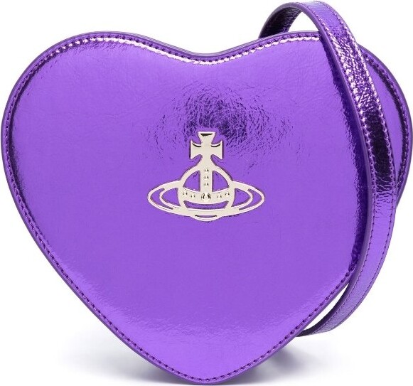 Vivienne Westwood Purple Louise Heart Cross Body Bag - ShopStyle