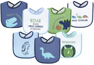 Hudson Baby Baby Boys Terry Drooler Bibs, Pack of 7