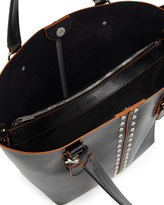 Thumbnail for your product : Charles Jourdan Day Studded Leather Tote Bag, Black