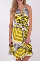 Thumbnail for your product : Esprit Cut Stripe Print Dress
