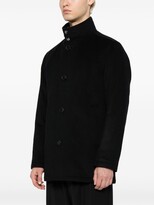 Thumbnail for your product : HUGO BOSS Single-Breasted Wool-Blend Coat