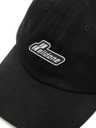 we11done Logo-Patch Baseball Cap