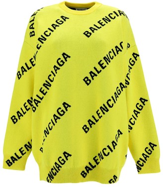 neon balenciaga sweater