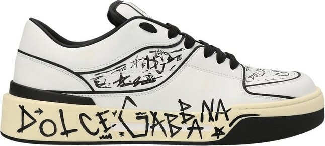 Dolce & Gabbana Graffiti-Printed Sneakers - ShopStyle