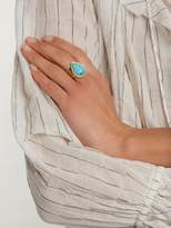 Thumbnail for your product : Jacquie Aiche Diamond, Turquoise & Yellow Gold Ring - Womens - Blue