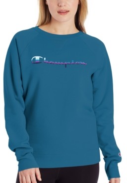 champion sweater womens blue