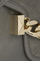 Thumbnail for your product : Karl Lagerfeld Paris K/Chain leather and suede shoulder bag