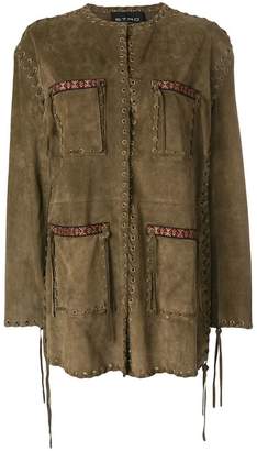 Etro woven safari jacket