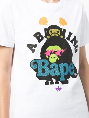 A Bathing Ape graphic-print cotton T-shirt