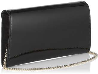 Jimmy Choo MARGOT Red Patent and Suede Clutch Bag