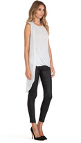 Thumbnail for your product : Halston Draped Front Top