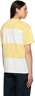 Noah Yellow & White Stripe T-Shirt