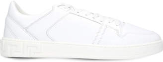 Versace Greco leather trainers
