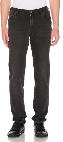 Acne Studios North Straight Leg in Black - ShopStyle Relaxed Jeans