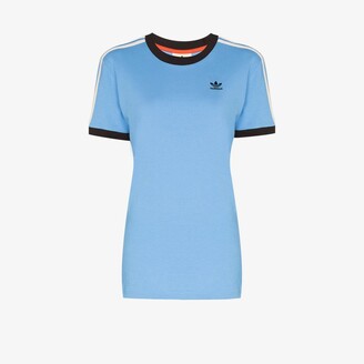 adidas Blue X Wales Bonner Logo T-Shirt - ShopStyle Activewear Tops