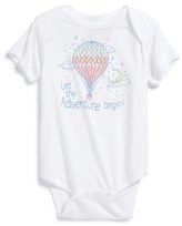 Thumbnail for your product : Mighty Fine 'Let the Adventure Begin' Cotton Bodysuit (Baby Girls)